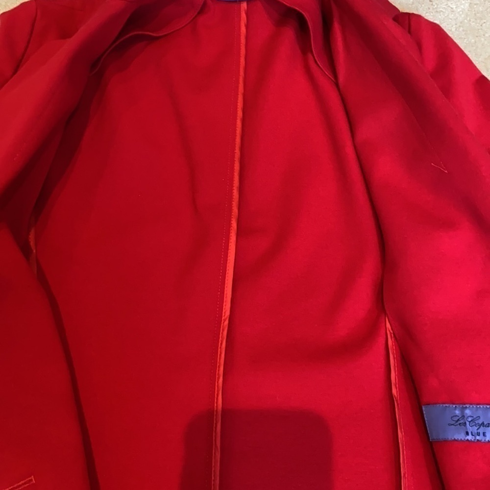 Les Copains red two button blazer - Picture 10 of 11